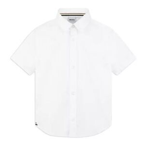 BOSS - Cotton Oxford Embroidered Logo Regular Fit Dress Shirt